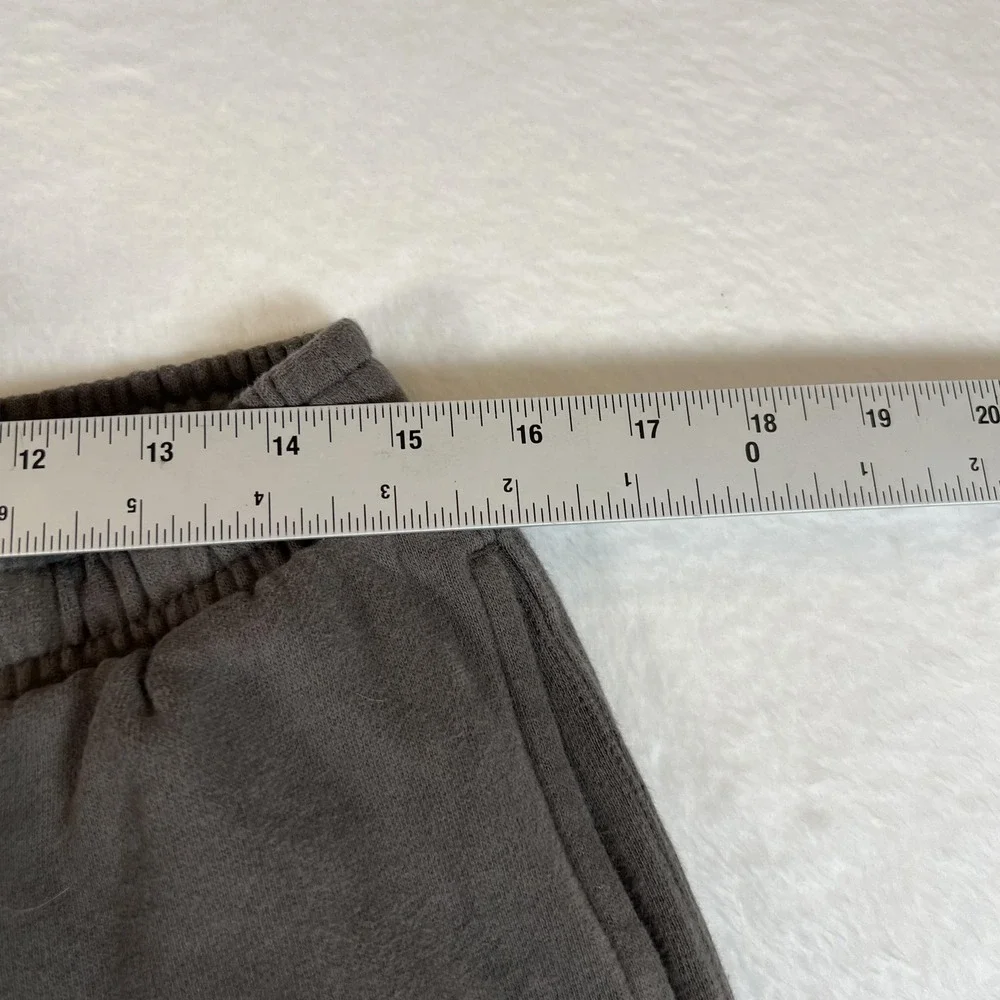 Aeropostale Sweatpants Teens‎ Medium Gray Fleece Cargo Joggers Elastic Waist